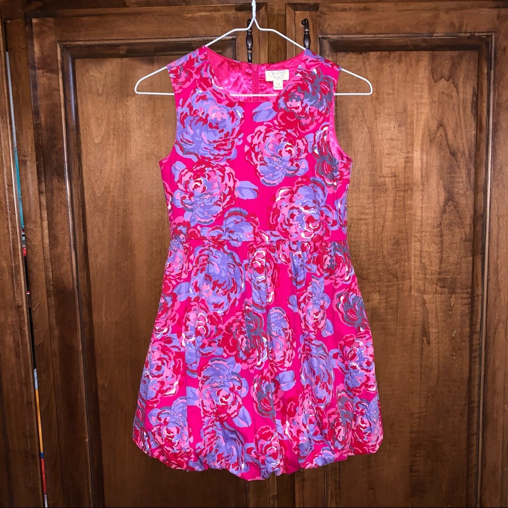 Pink & Purple Floral Dress